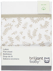 Briljant Baby - Wieglaken - Botanical Organic - Zand - 75 x 100 cm - 100% organisch katoen