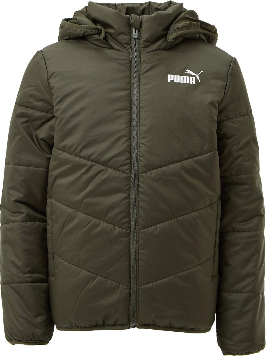 Puma Essential Padded Winterjas Groen Kinderen - Maat 176