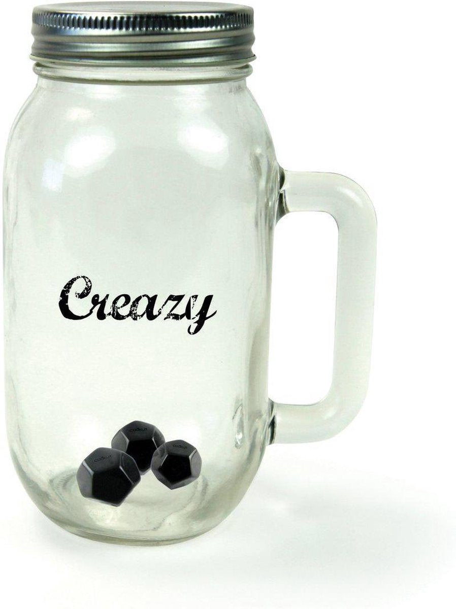 Cookut Creazy Slagroomklopper - Incl 3 Balletjes - Transparant