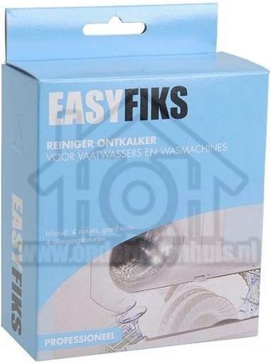 EasyFiks  Reiniger Ontkalker   4 cycli