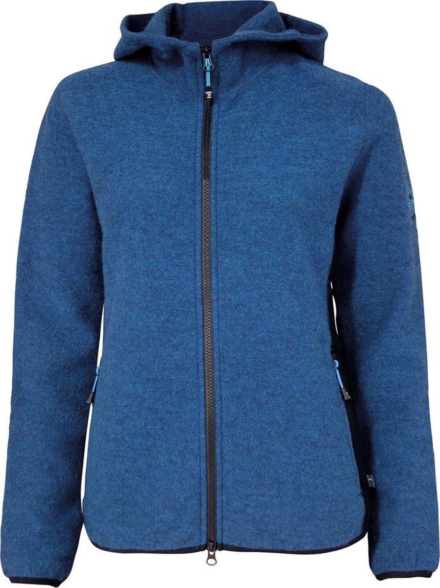 Ivanhoe Outdoorvest Tina Dames Wol Blauw Maat 42