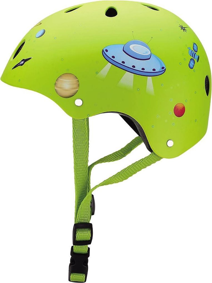 Globber Skatehelm Junior Groen Maat 48-51 Cm