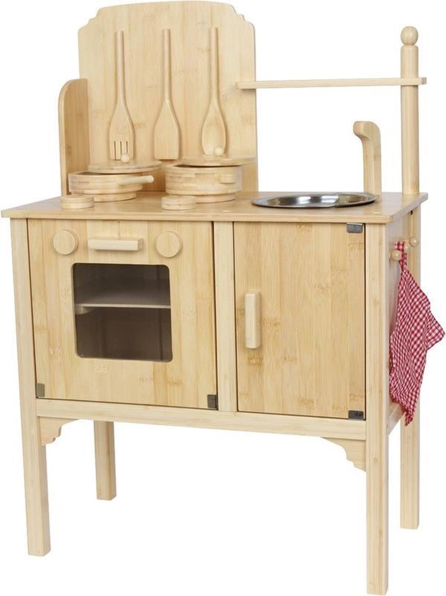 Luxe bamboe keuken 53 x 22 x 77 cm