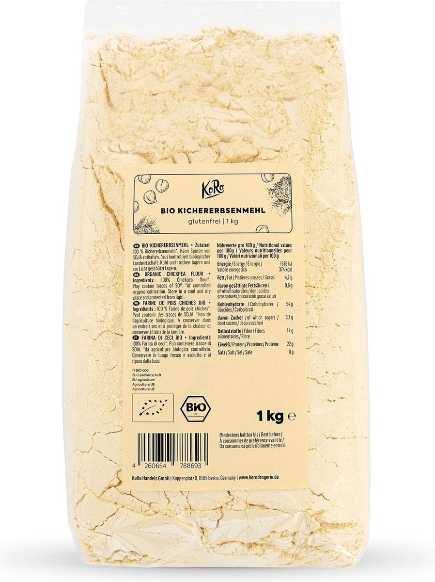 KoRo | Biologisch kikkererwtenmeel 1 kg