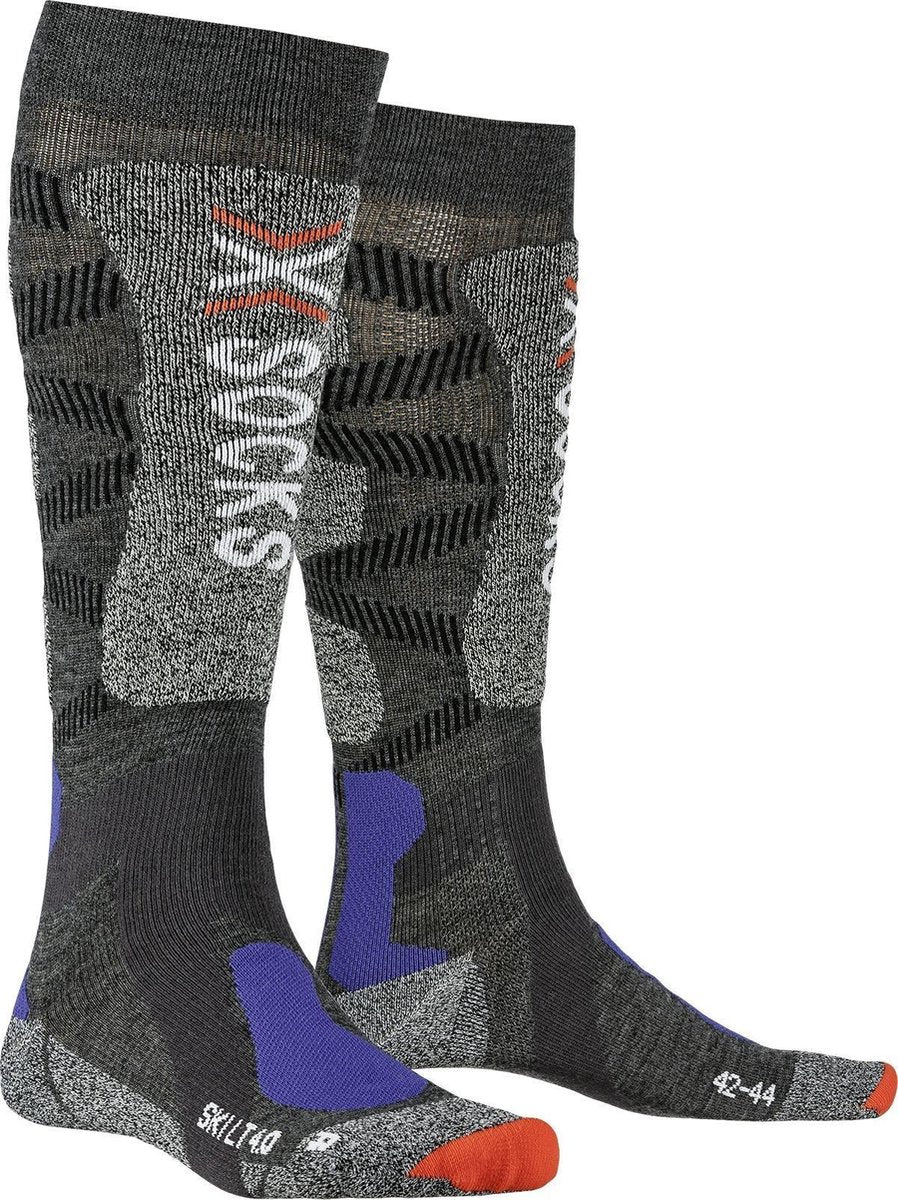 X-socks Skisokken Light 4.0 Polyamide/wol Grijs Mt 39-41