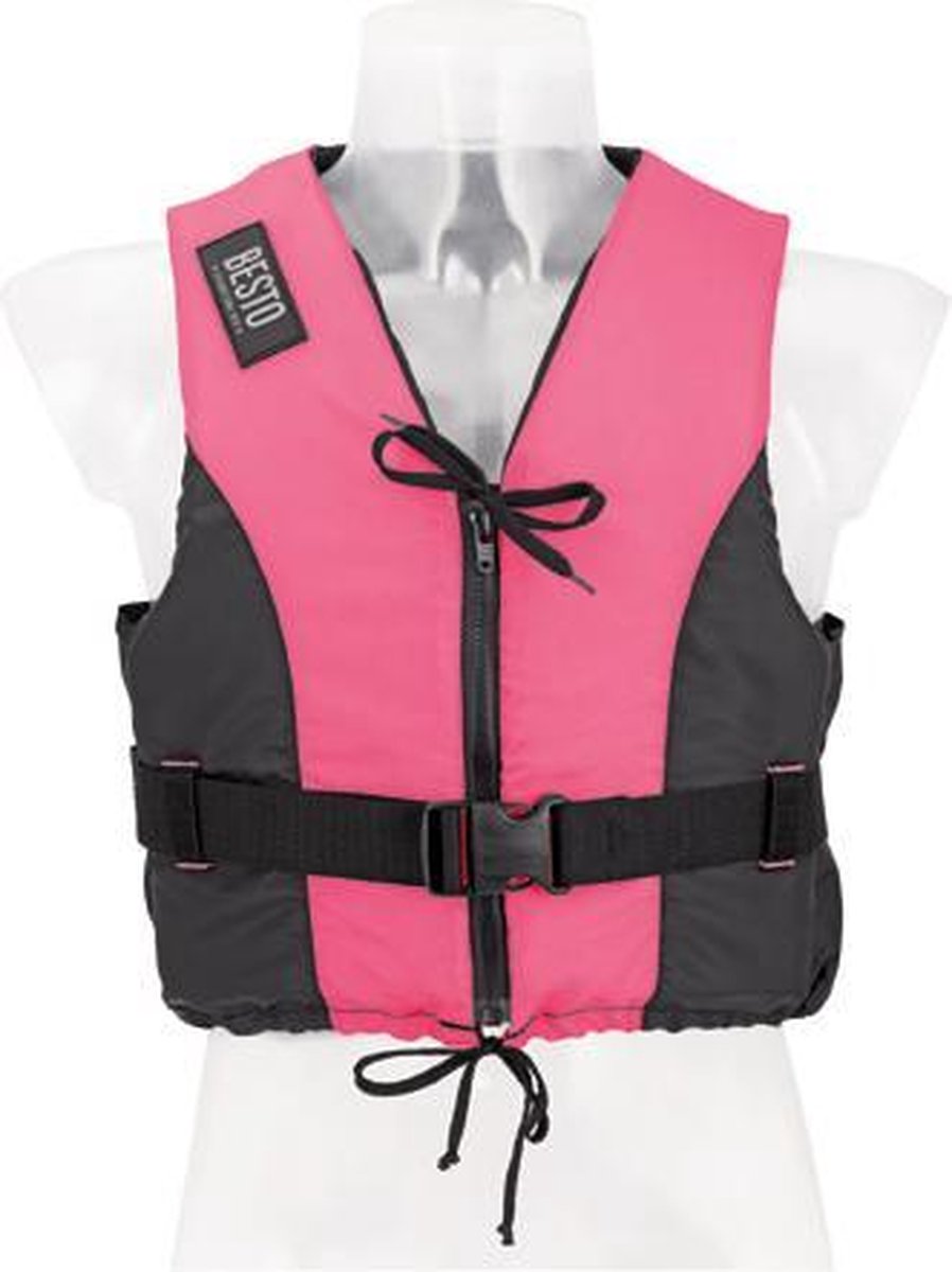 Besto Dinghy Zipper Pink/Zwart 50N L