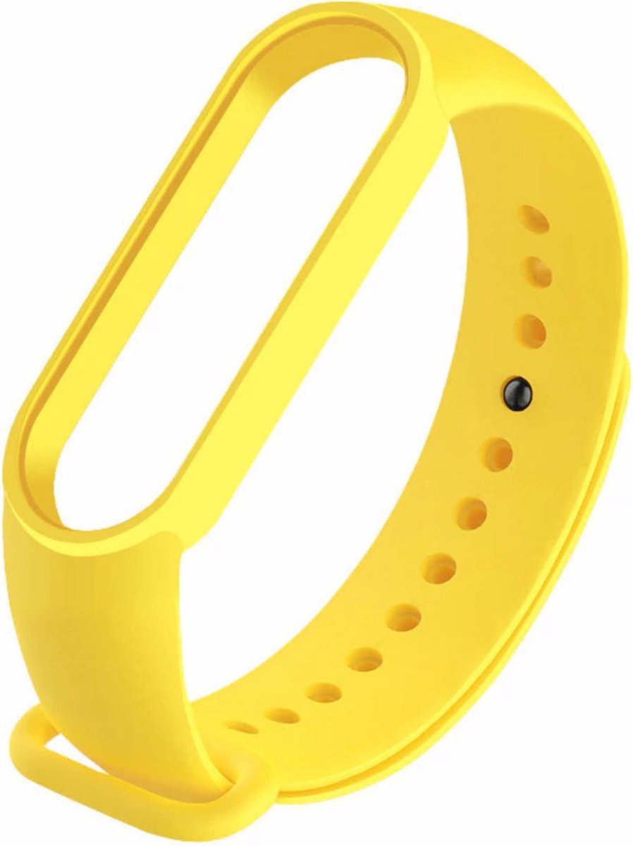 Band voor smartwatch Mi Band 3 y 4 - Vervanging - Horlogeband - Armband - Geel