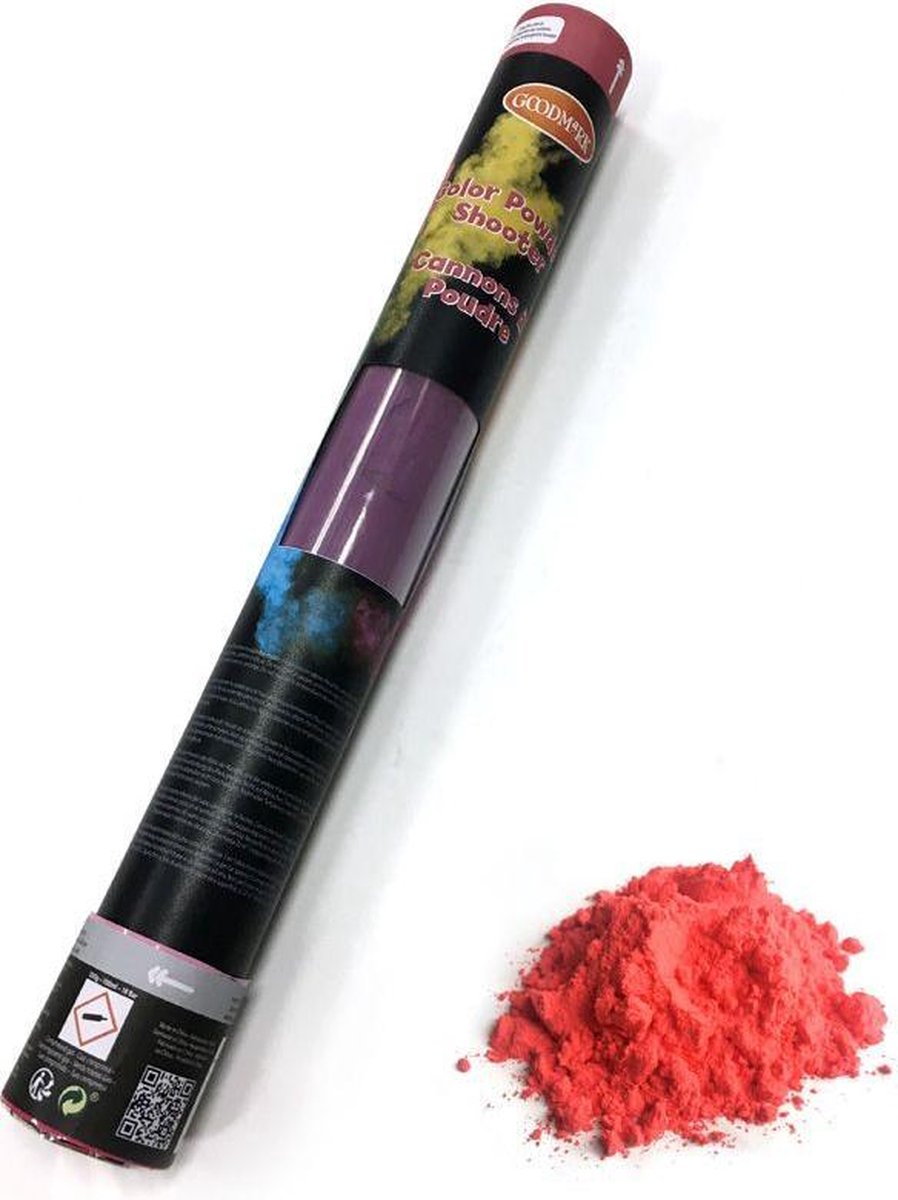 Color Powder Shooter Rood niet ontvlambaar