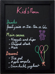 6x Securit krijtbord Woody 30x40cm