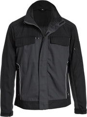 FHB ERNST Werkjack (Twill) Antraciet/ZwartS
