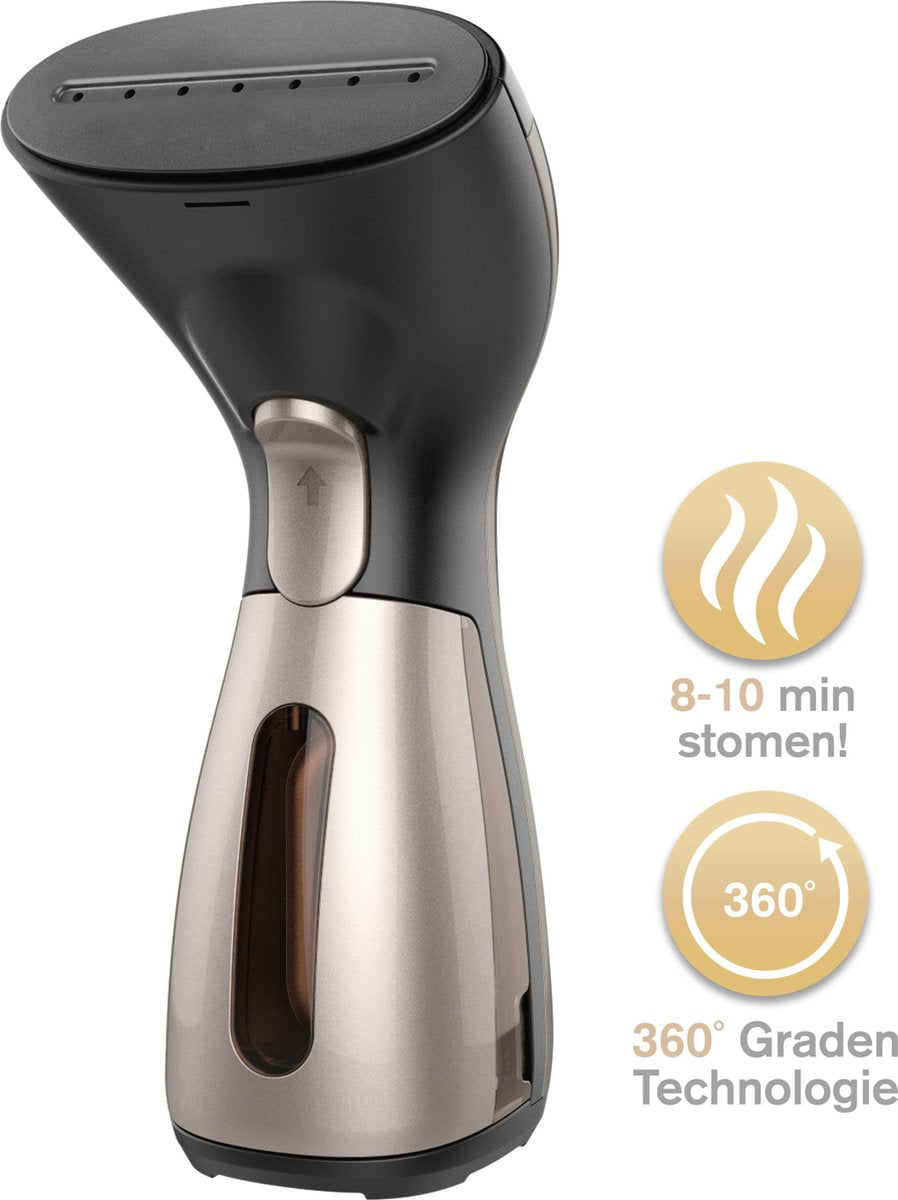 Enjoy Inc ® - Kledingstomer - Stomer Kleding - Steamer - Zwart/Goud