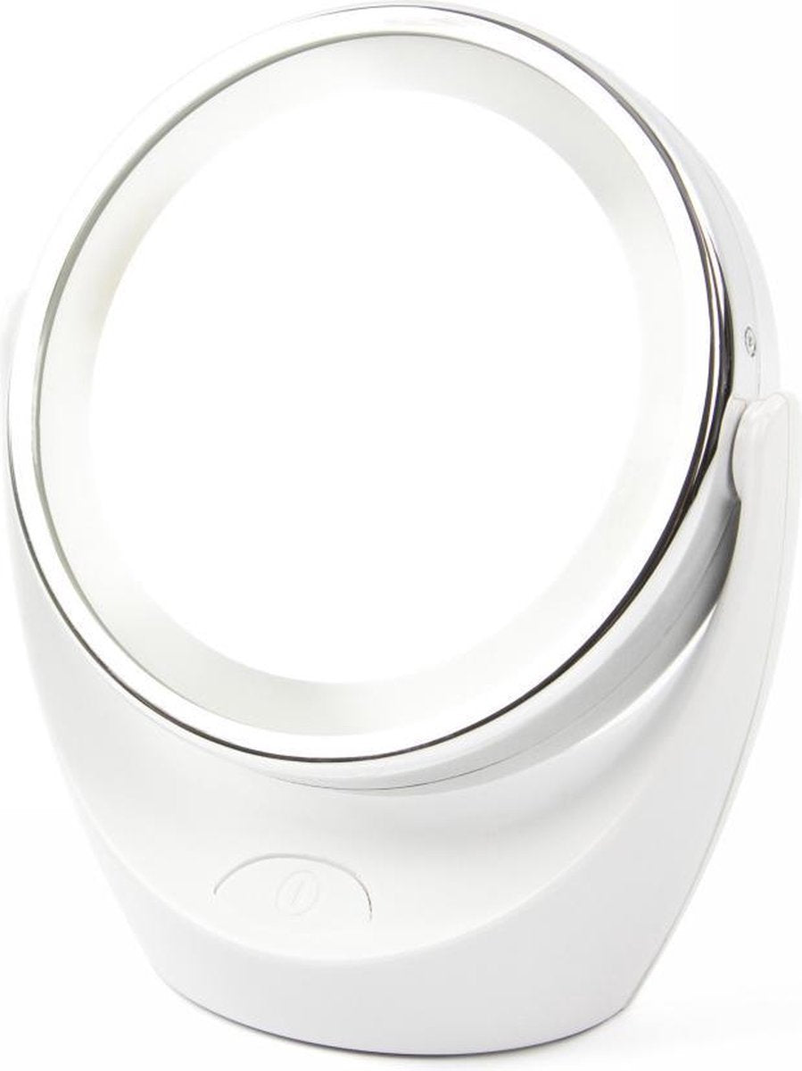 MARTA MT-2647 make-up spiegel|Ø11cm|verlichting|vergroot functie|wit