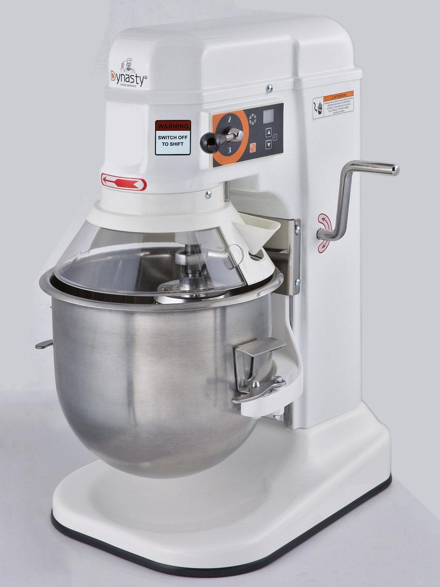 12 liter planeetmenger. Mengmachine. Professionele mixer. 12L menger. 375 W. Keukenmachine. Wit.