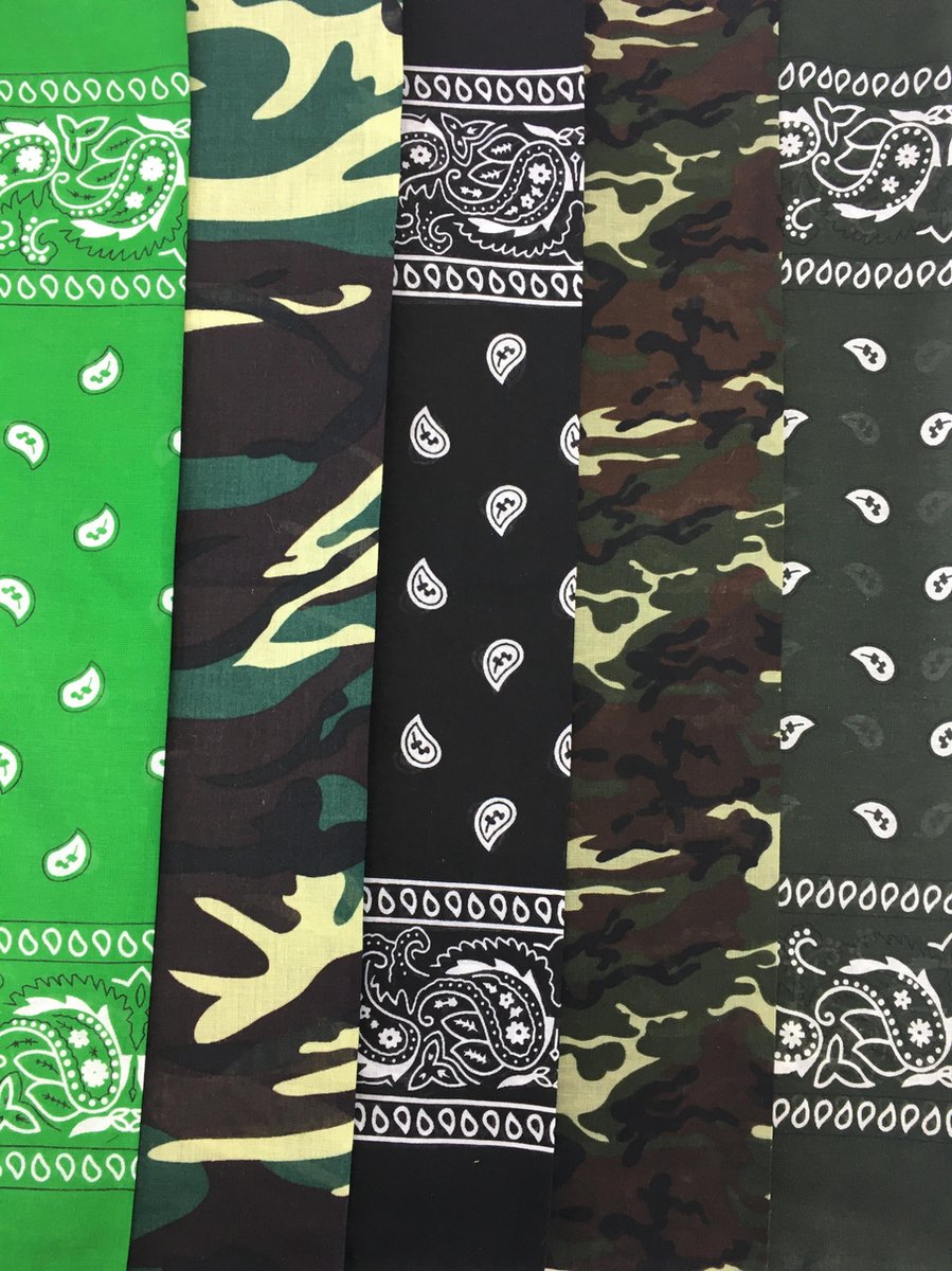 Bandana zakdoeken | set van 5