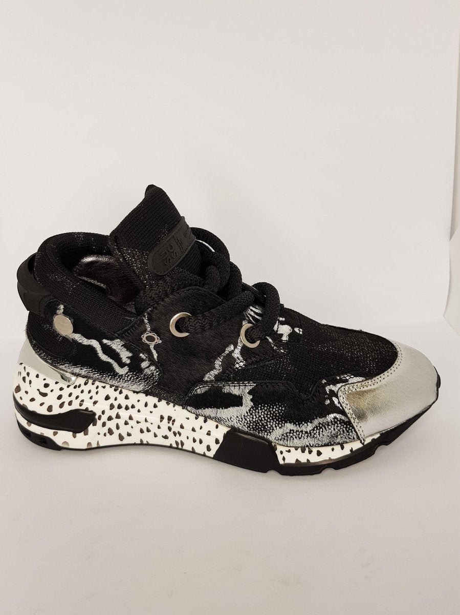 Tuffoni dadsneaker zwart/zilver - 40