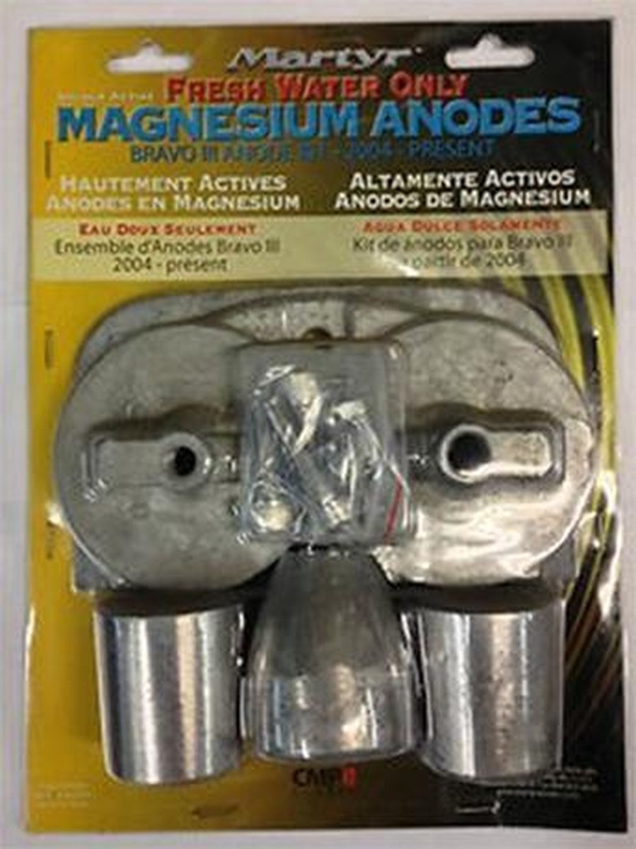 Mercruiser Bravo 3 Magnesium Anodeset