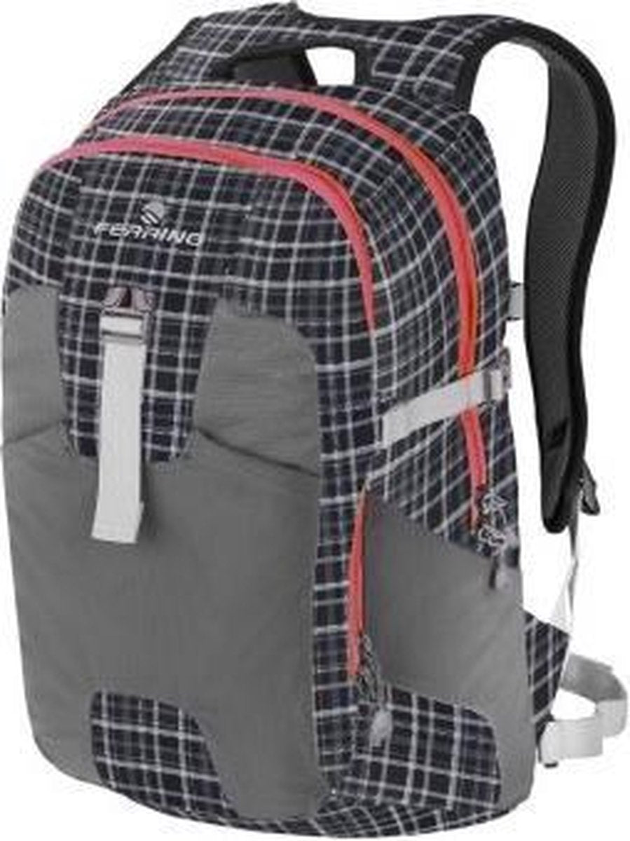 Ferrino Rugzak Tartan 30 Liter  Zwart/rood