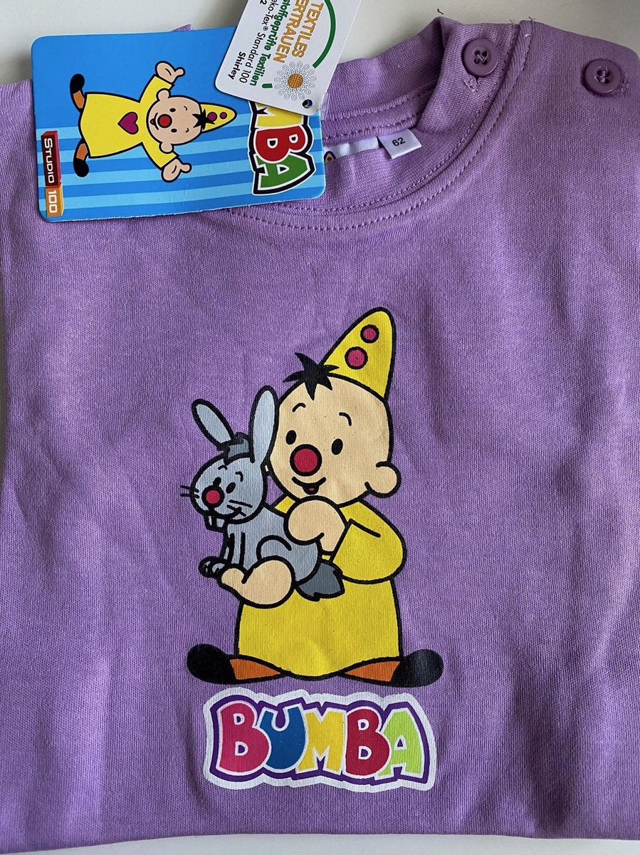 Bumba baby t-shirt paars