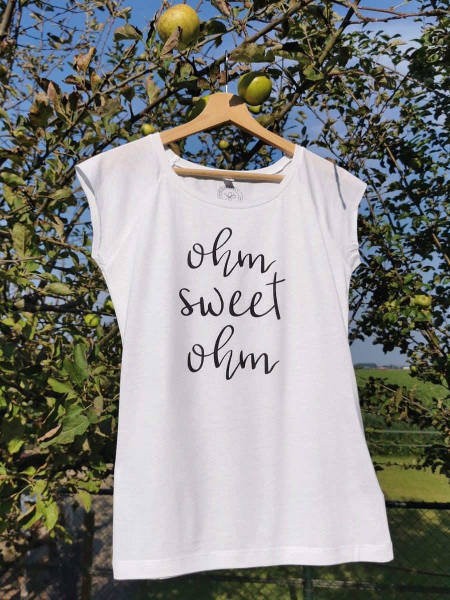 Yogashirt Dames Ohm Sweet Ohm Bamboe - L