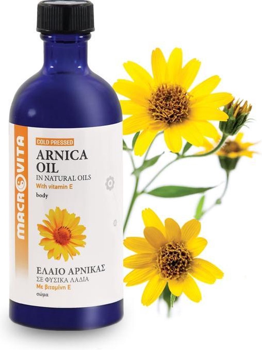 Macrovita Koudgeperste Arnica-olie - Huidolie