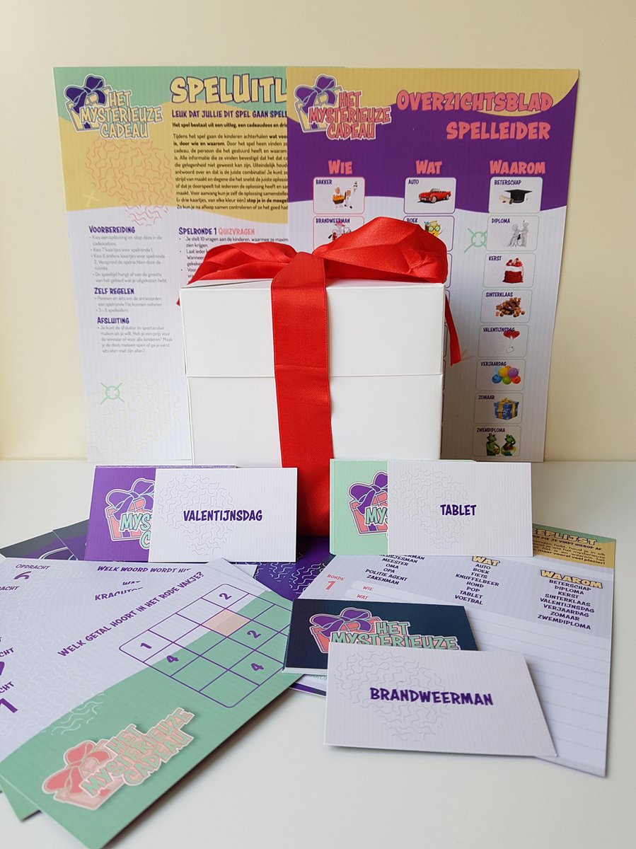 Het mysterieuze cadeau - speurspel voor kinderen van 8 tot 12 jaar | kinderfeestje | Speurtocht