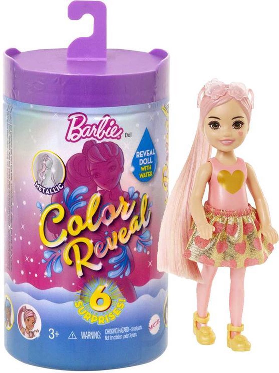 Barbie Chelsea Color Reveal Wave 4 Glitter Series - Barbiepop