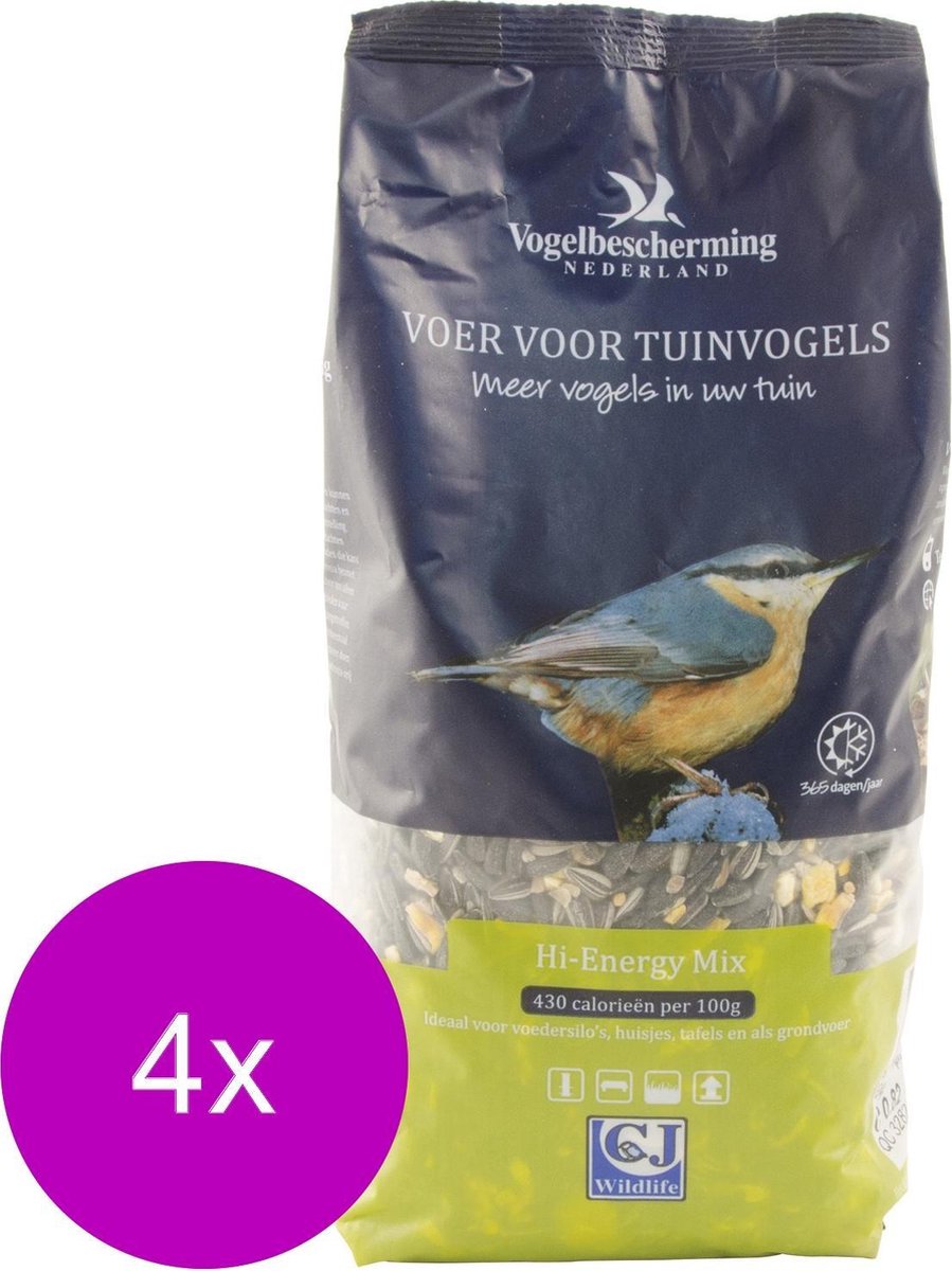 Wildbird Vogelvoeder Hi-Energy Mix - Voer - 4 x 1.75 l