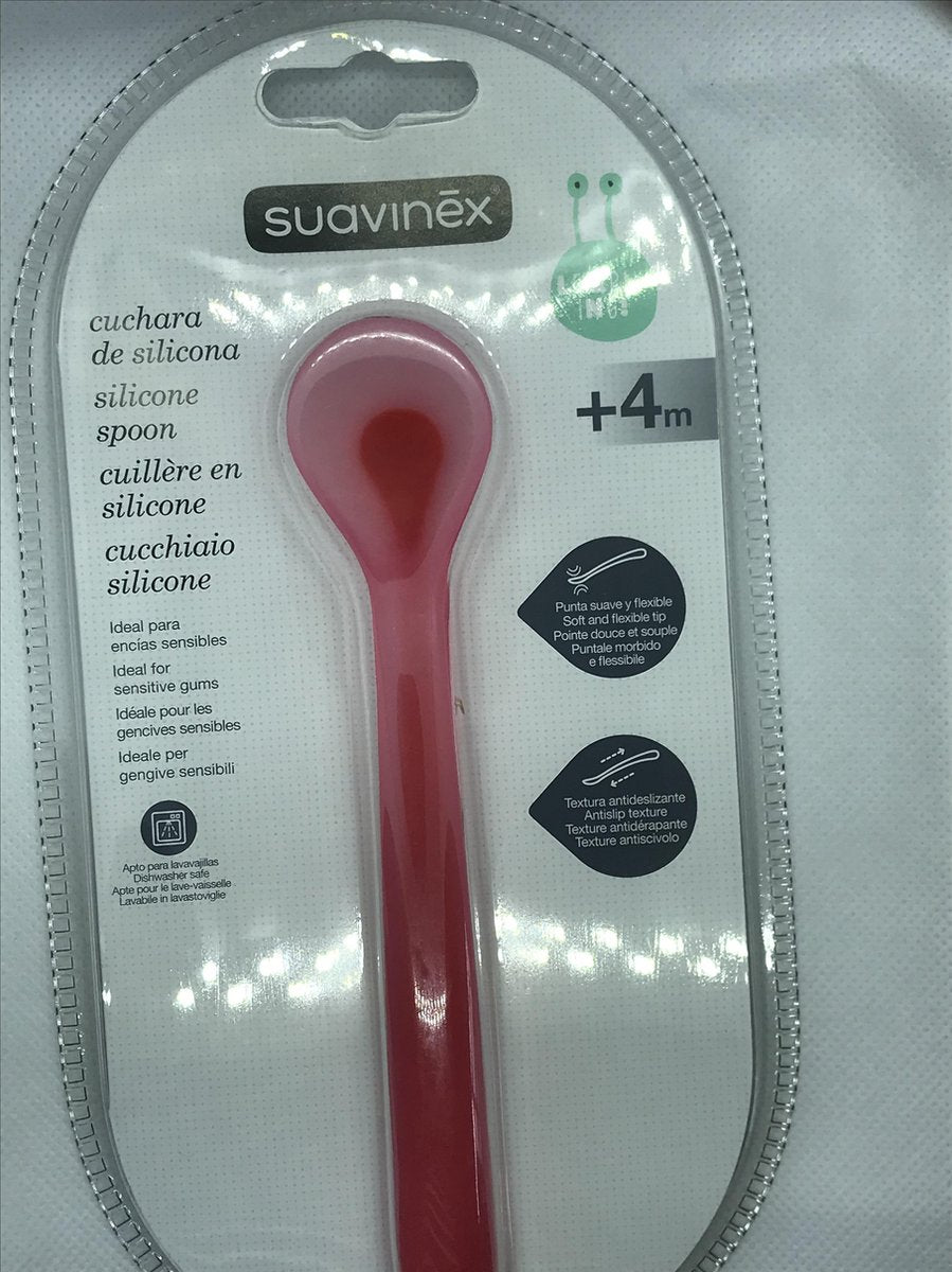 Booo Luxe Siliconen Lepel - Roze