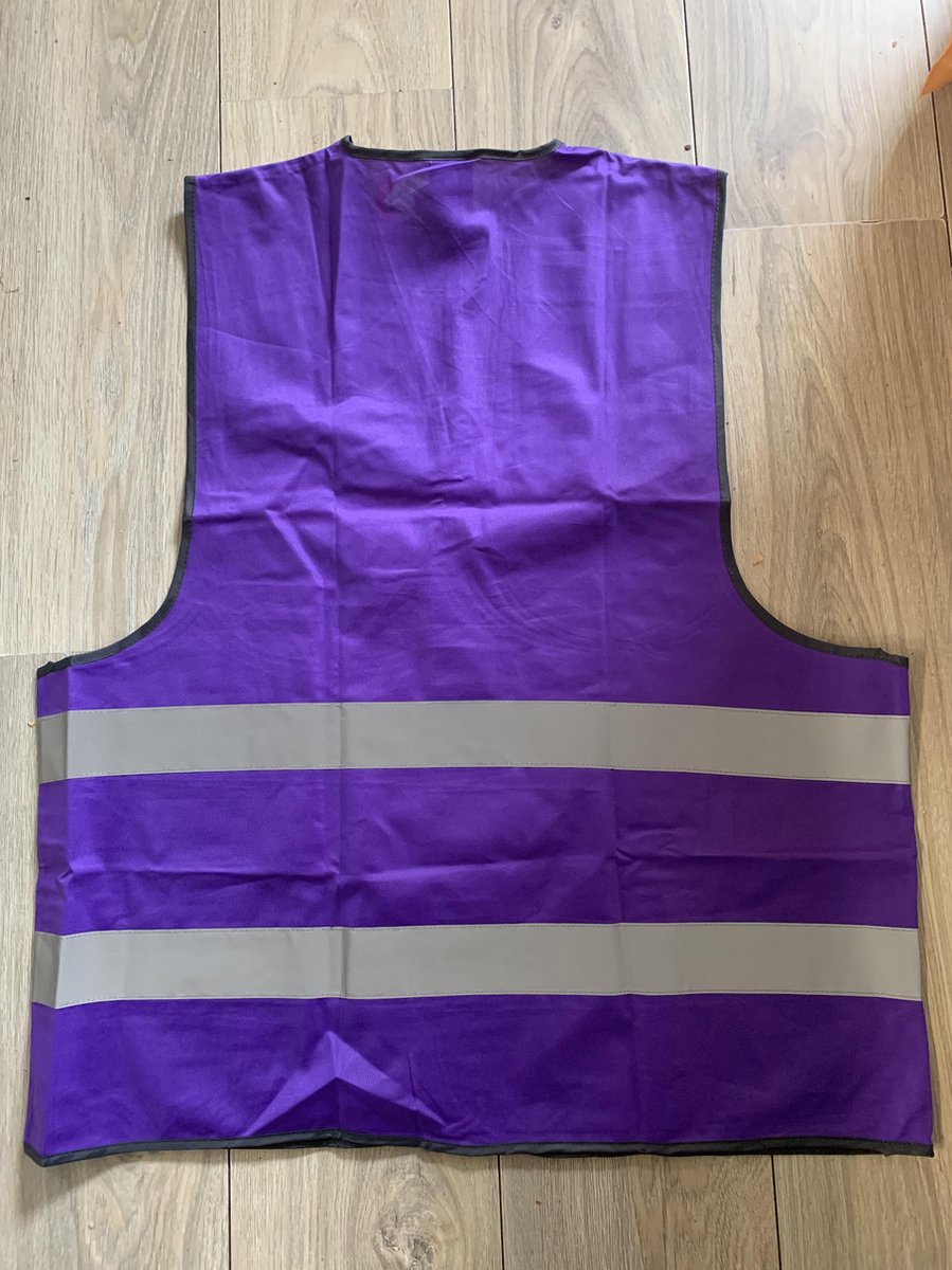 veiligheidshesje purple paars maat L XL