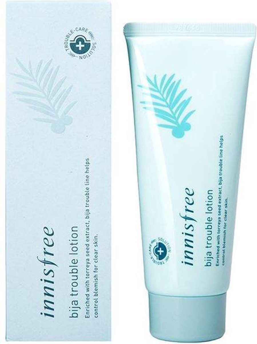 Bija Trouble Lotion - Gezichtscrème van Innisfree - Anti-acne & irritatie - Koreaanse Skin Care