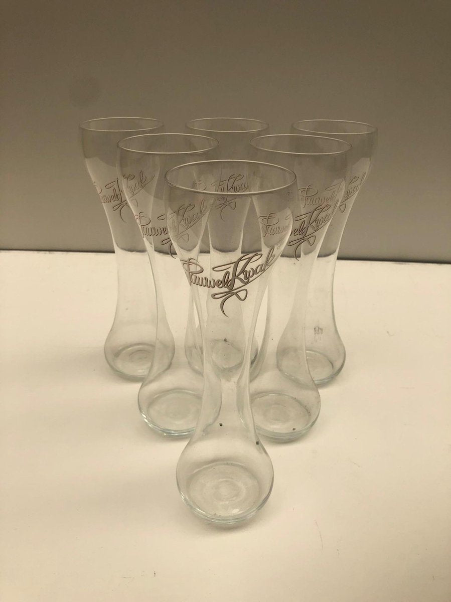 Pauwel kwak bierglas 'Koetsierke' 6x (25-40cl)