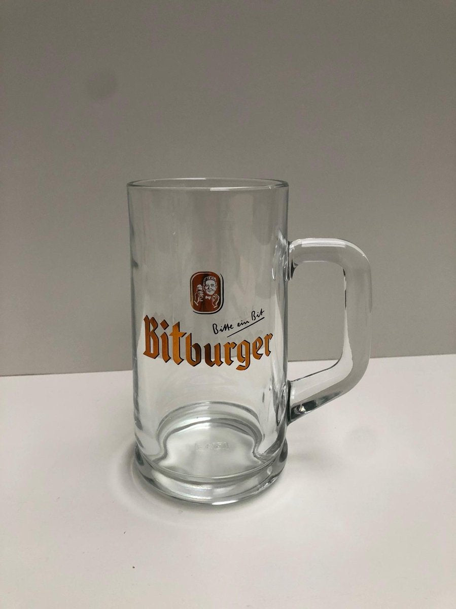 3x 50cl bitburger bierpullen bierpul pullen pul "bitte ein bit"