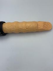 Mega prijs deal Hydas - Grote realistische Vibrator - Stevig en groot formaat  ca 22 cm - voelt goed in de hand - Multi speed - Huidskleur - Neutrale verpakking - art 806 - met gratis batterijen