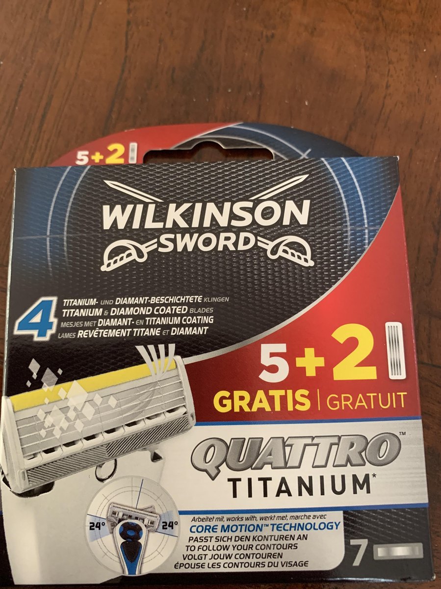Wilkinson sword Quattro titanium