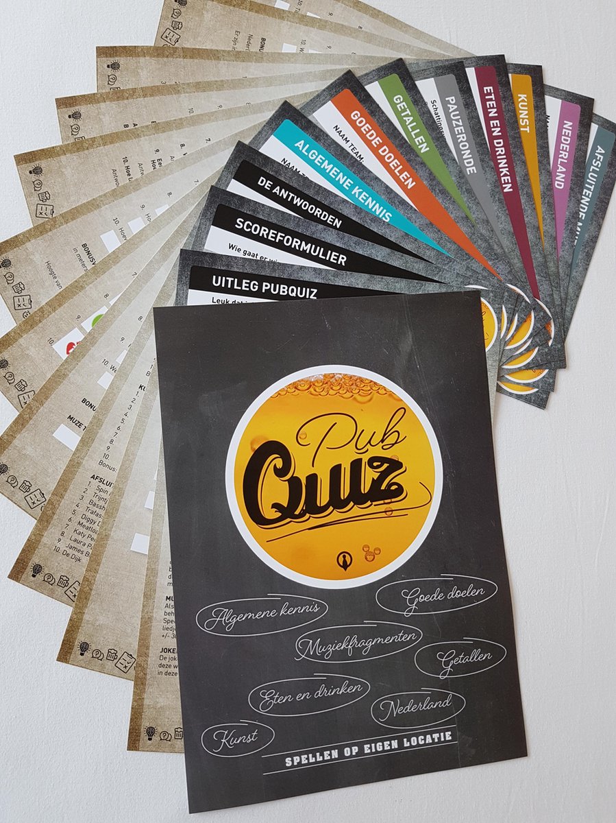 Pubquiz voor thuis (1)| Ga de strijd aan met elkaar!