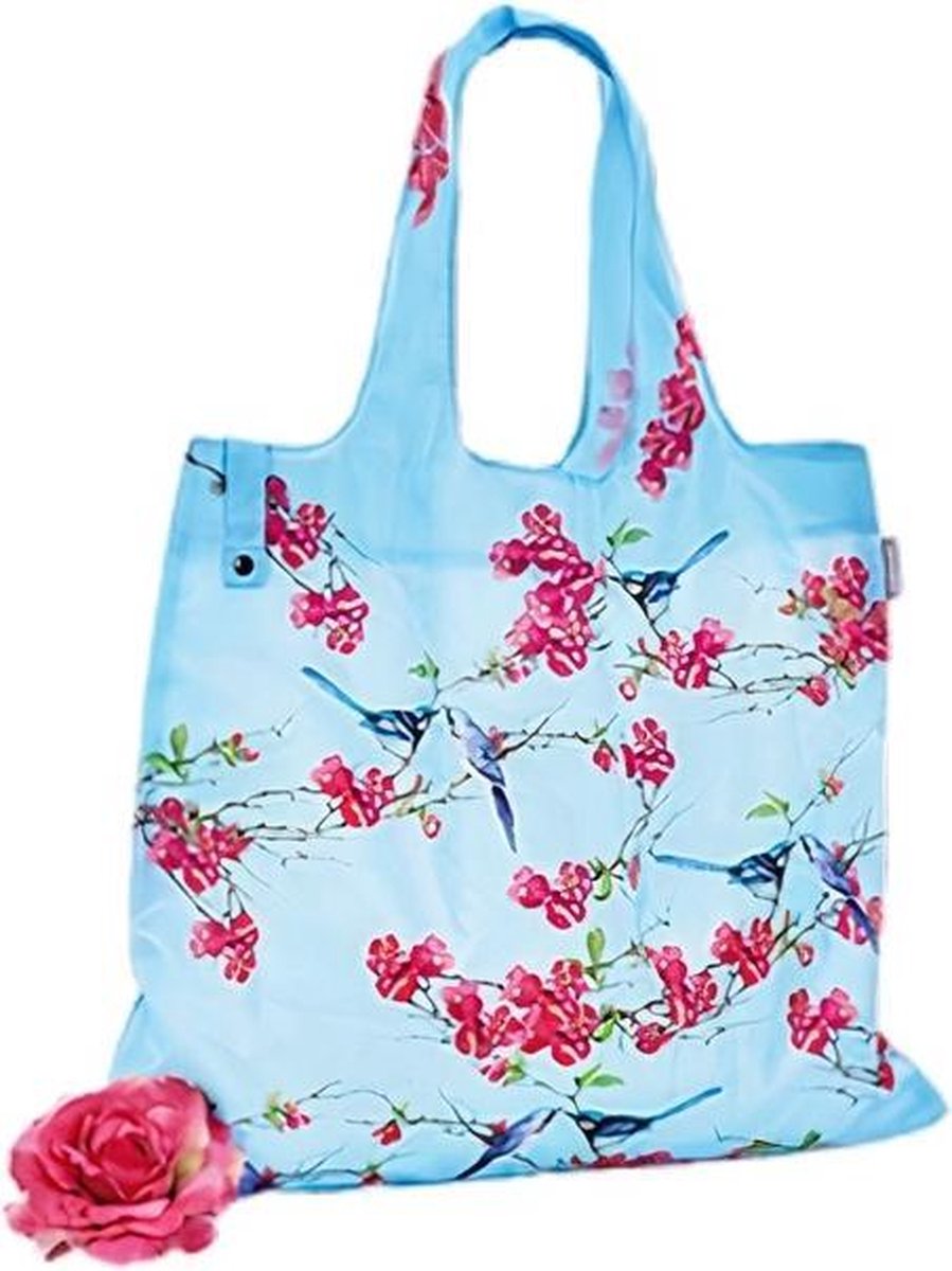 Cedon Shopper 50 X 42 Cm Polyester Blauw/roze