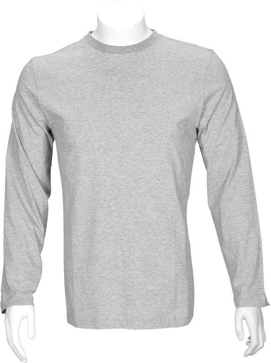 T'RIFFIC® EGO T-shirt Lange mouw Single jersey 100% katoen Grijs melee size XL