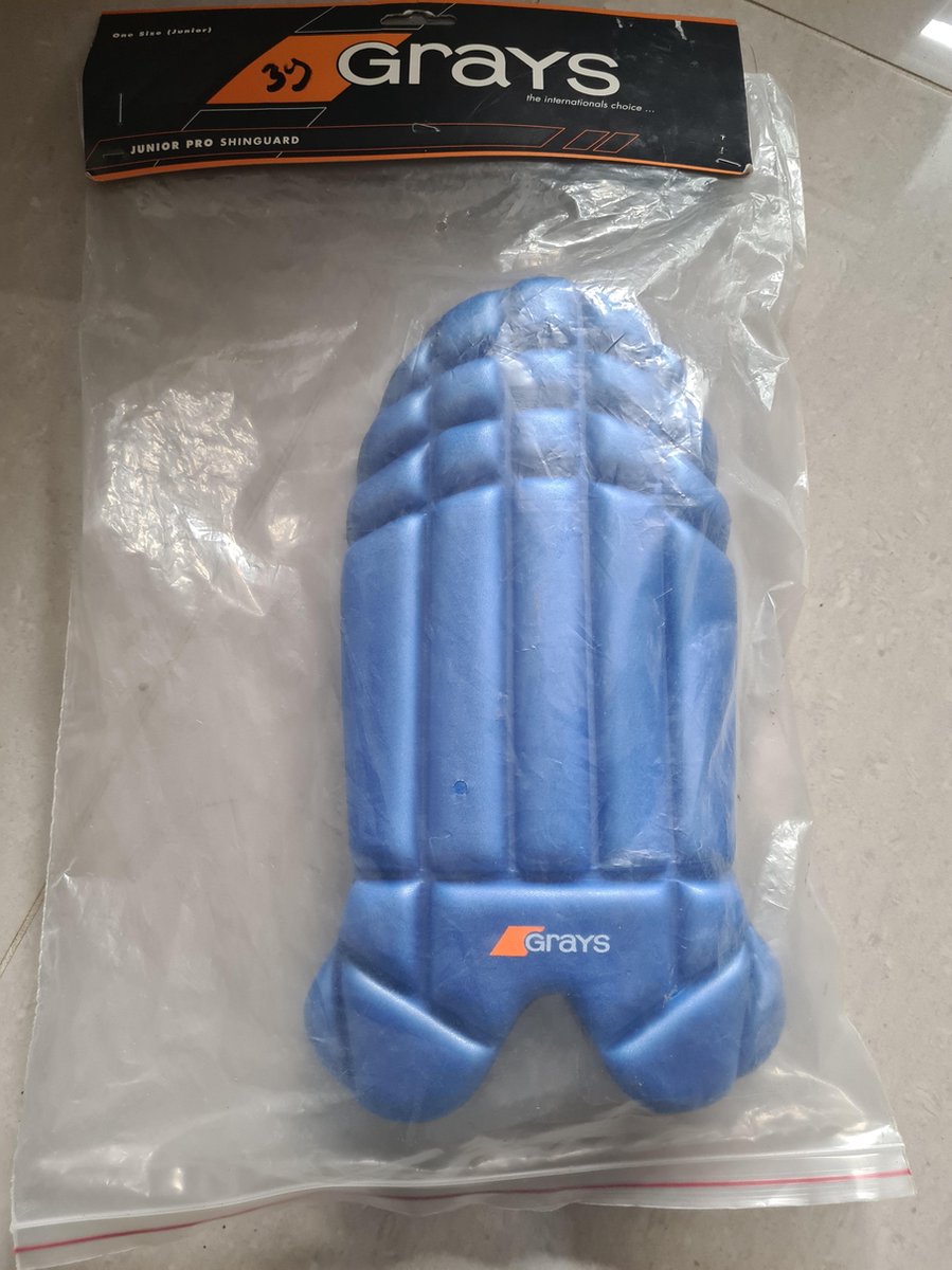 Grays  hockey shinguard beschermers Blauw Junior