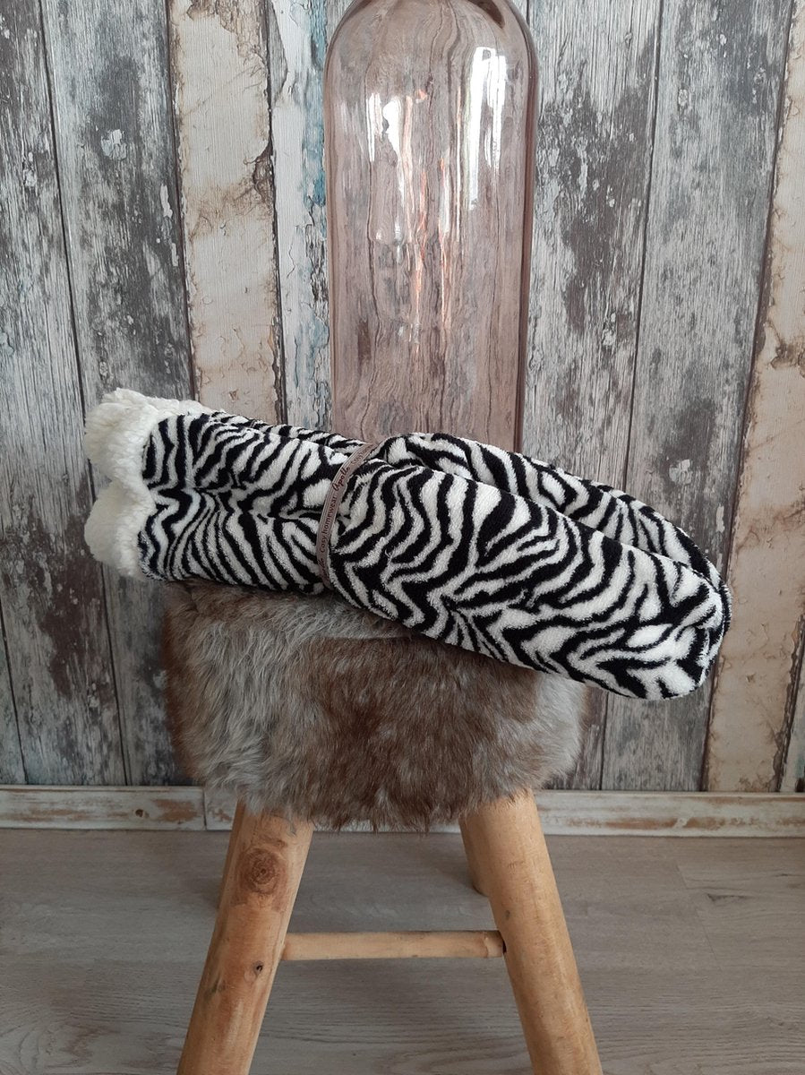 Soft slaapsocks zebraprint merk Apollo one size