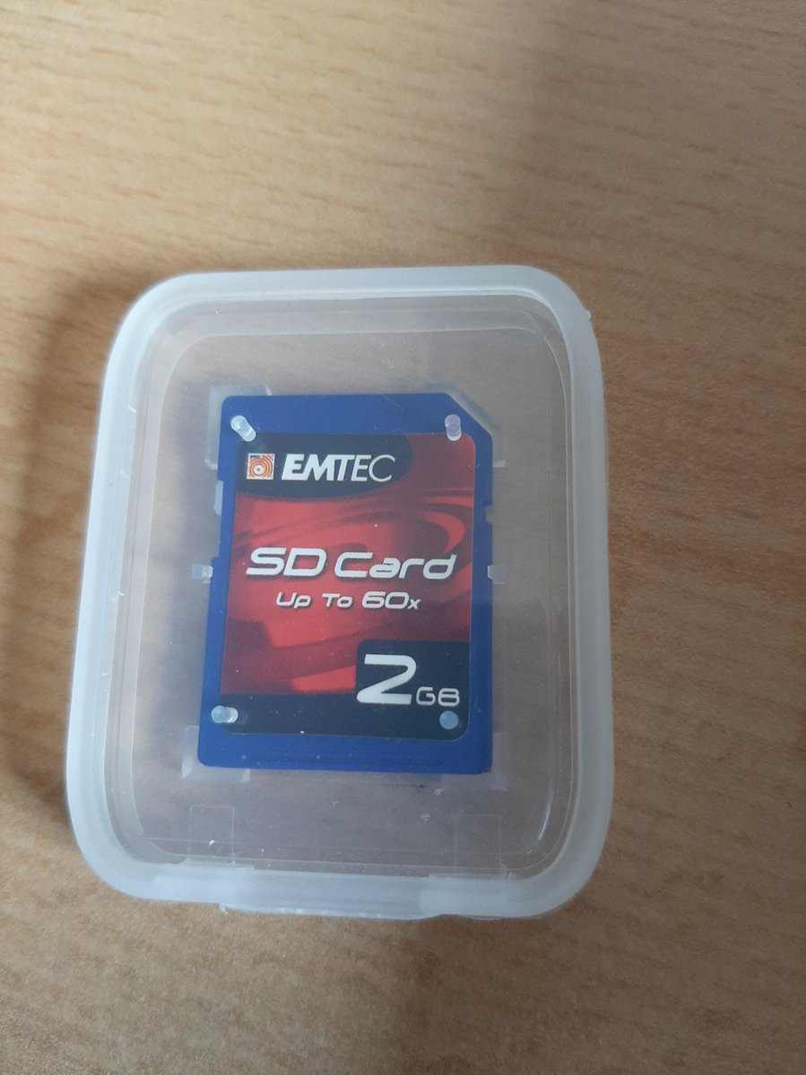 Emtec 2GB SD Card 60x 2GB SD flashgeheugen