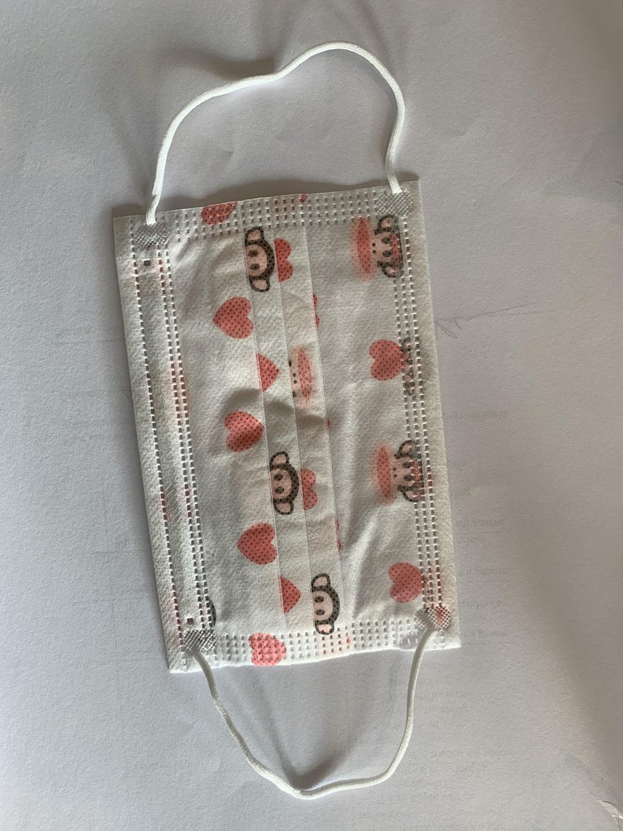 Kinder Wegwerp Mondkapjes | 50 Stuks | Aap