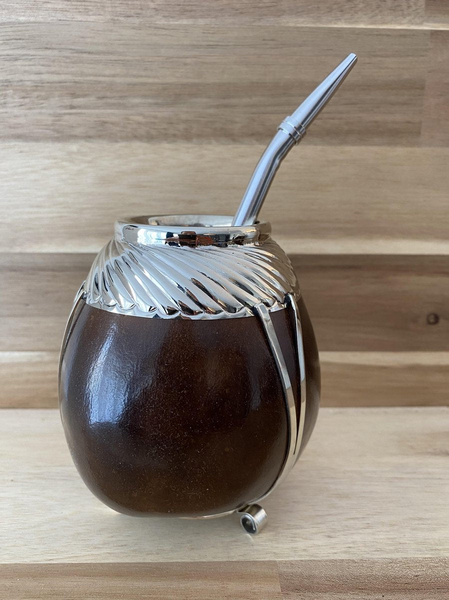 Yerba Mate cup - Authentieke Kalebas uit Argentinië  + Bombilla