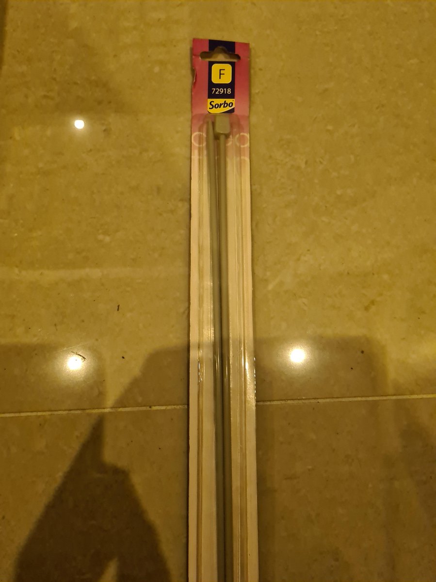 2 Breinaalden 5mm/40cm Sorbo