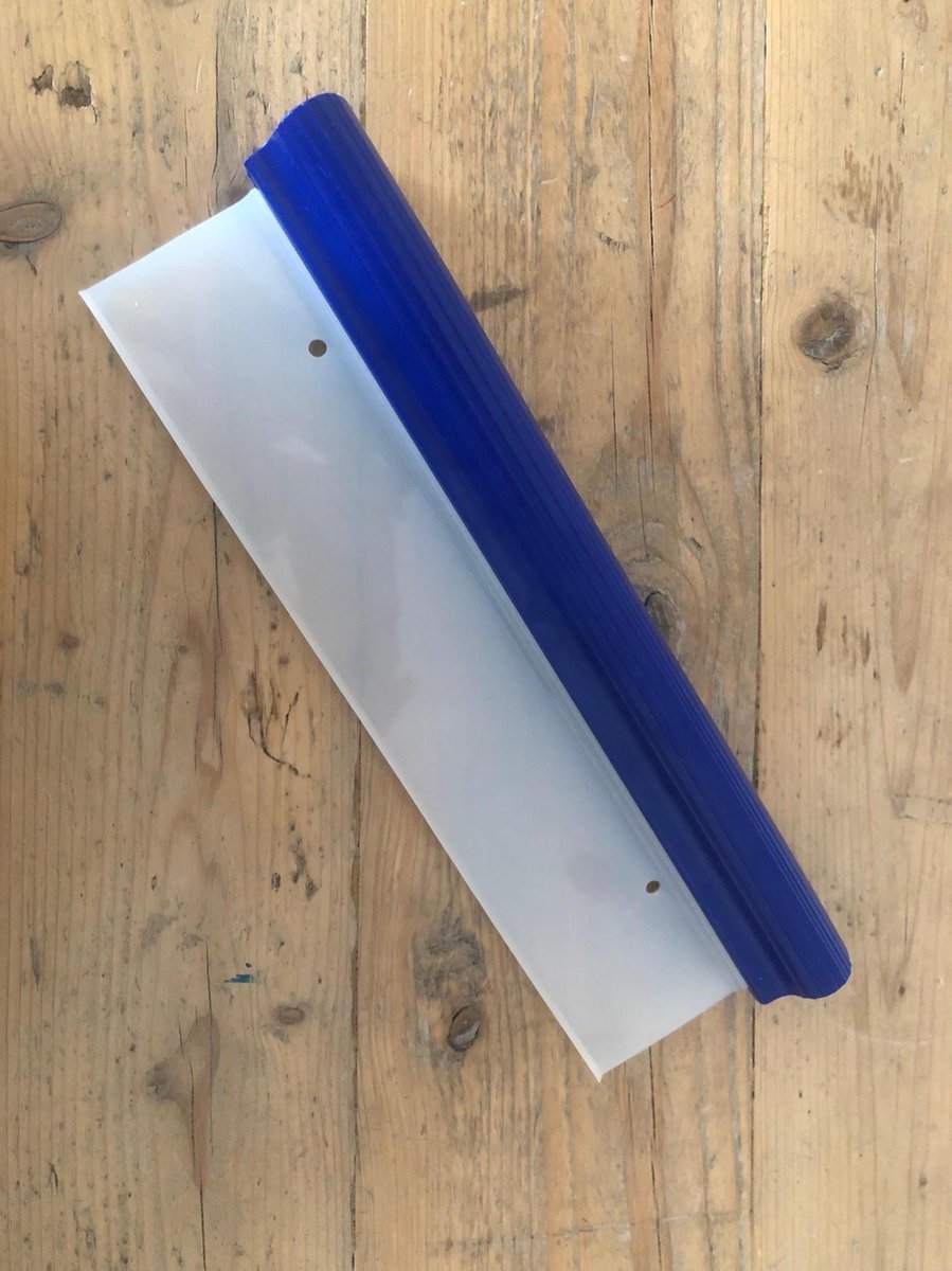 Silicone wisser om af te drogen