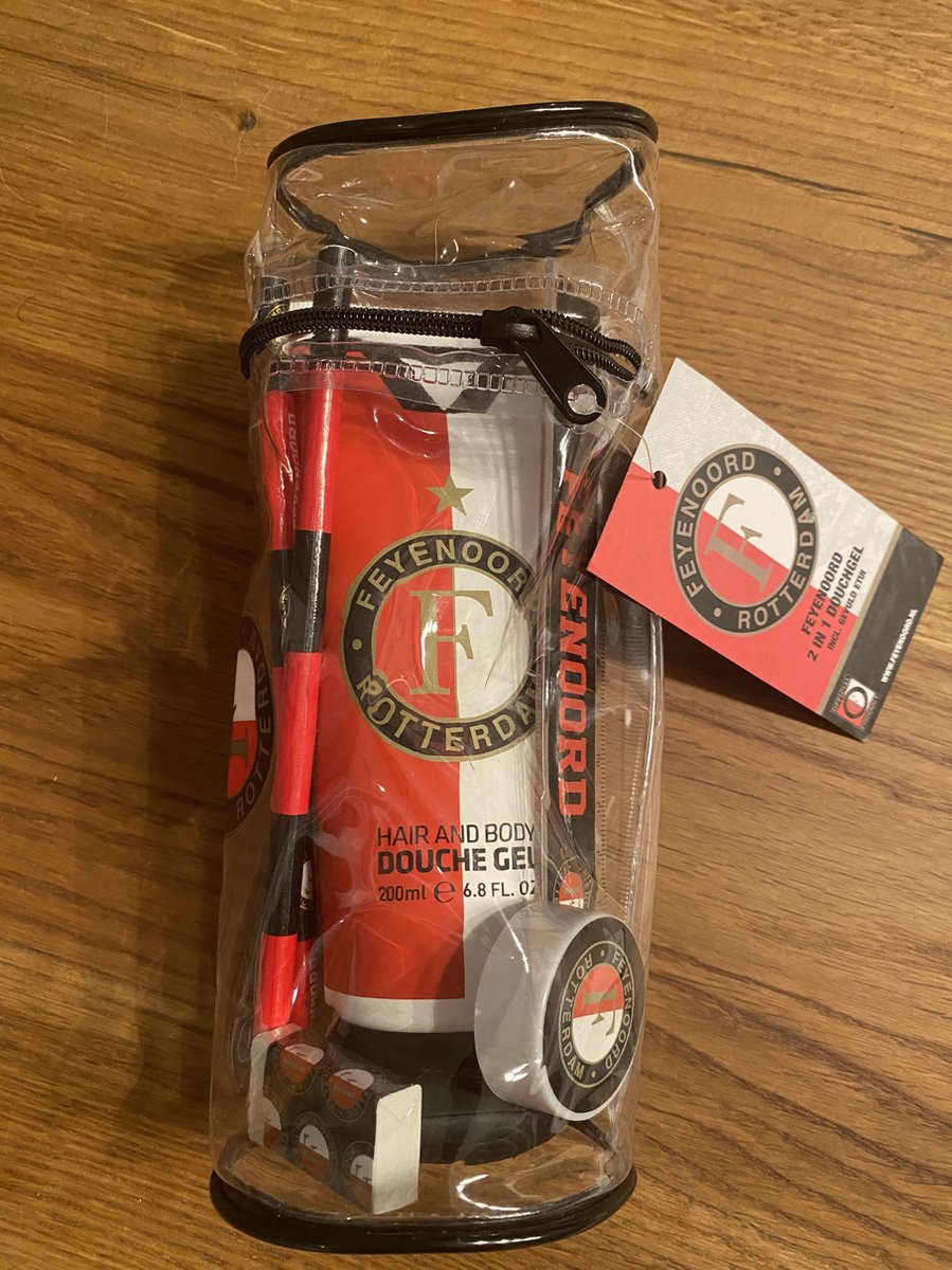 Feyenoord douchegel 2 in 1 inclusief gevuld etui