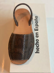 Menorquina-spaanse sandalen-Menorquinas-avarca-slangenprint-dames-maat 39-SALE