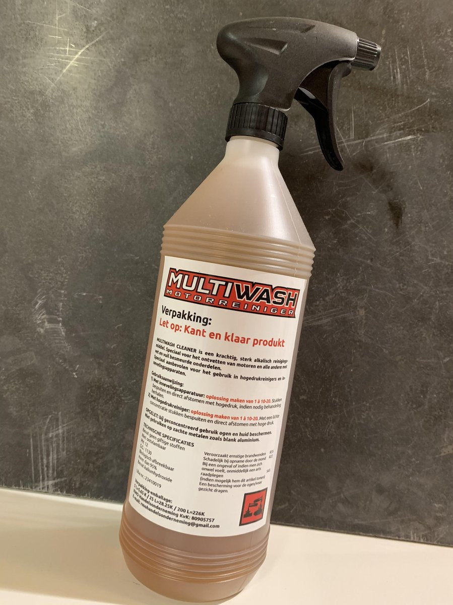 Multiwash - motorreiniger - 1L kant en klaar sprayflacon