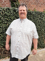 GCM Henderson Overhemd Wit Korte mouw Maat 2XL BIG MEN SIZE
