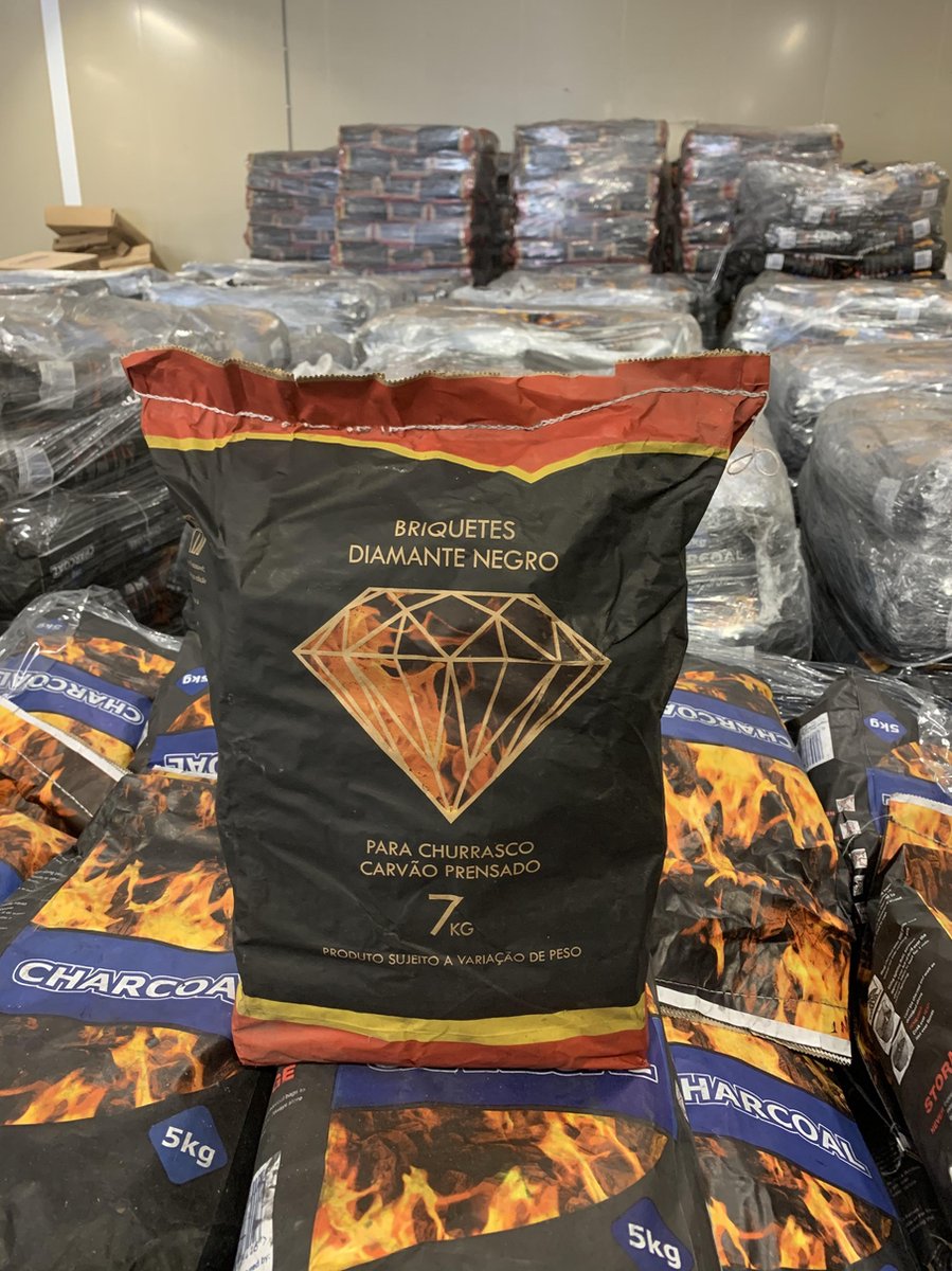Houtskool - Briketten 14 kg  (2 x 7kg) Speciaal geperst - Diamant - Eucalyptus