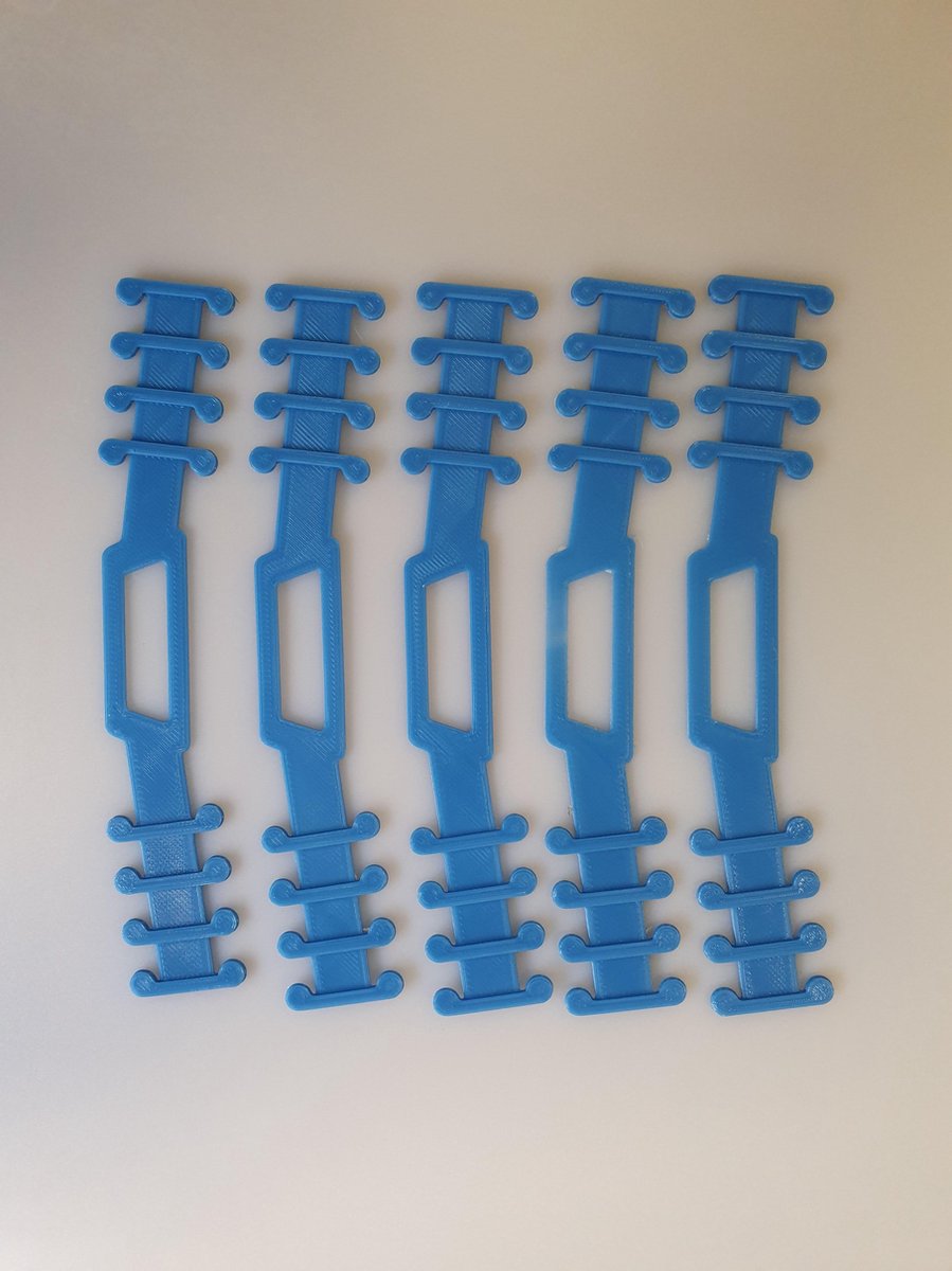 EarComfort set van 5 stuks blauw - Earsaver - Ear saver medisch getest - Mondkapjes dragen zonder pijn en irritatie - mondkapjes houder - earsavers mondmasker - mondkapje beschermstuk - draagband mondmasker - earbuddies - strip voor mondkapje